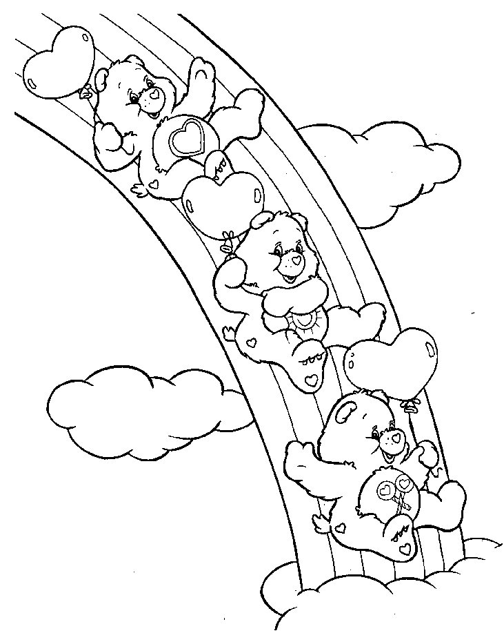 Care Bears Coloring Pages Free Printable Download | Coloring Pages Hub