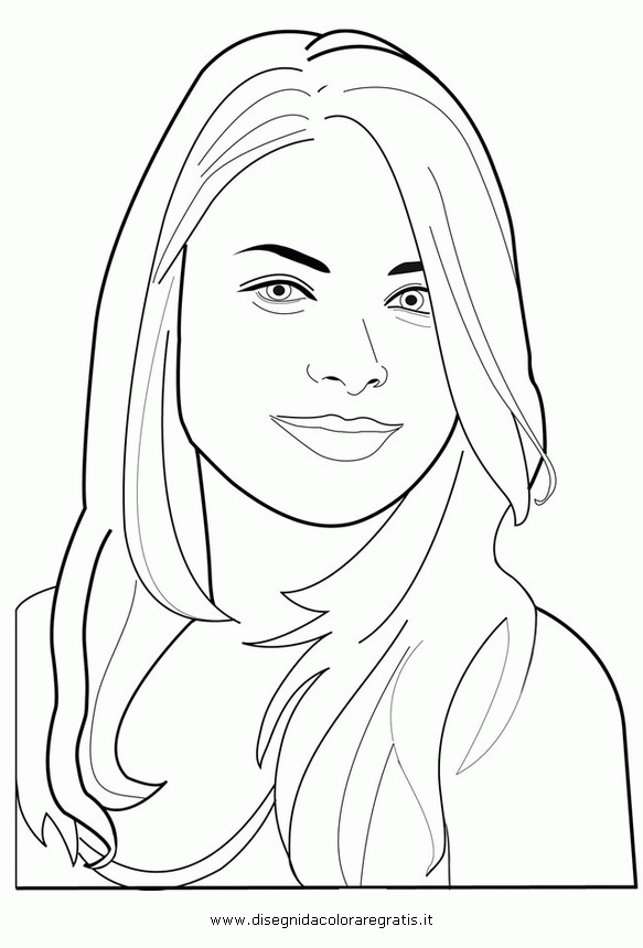 Carly von iCarly Disney Channel Girl Human Coloring Page