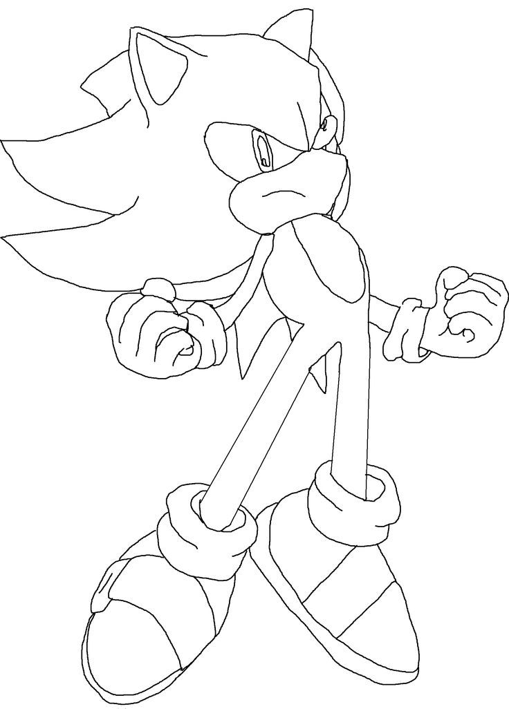 sonic coloring page - Google Search | Video Game Party