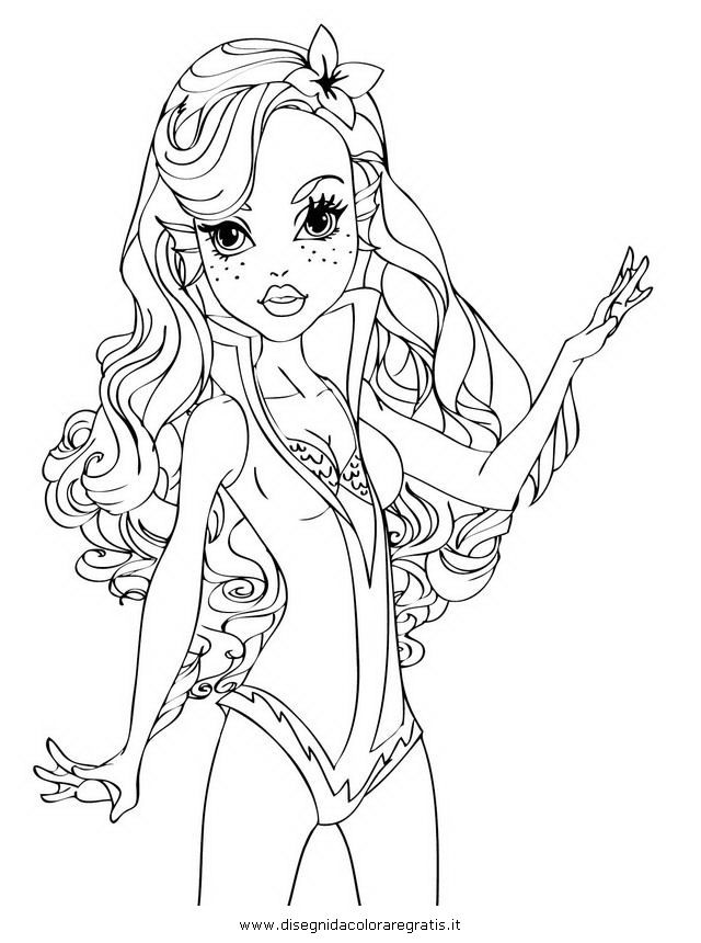 laguna blue monster high Colouring Pages (page 2)