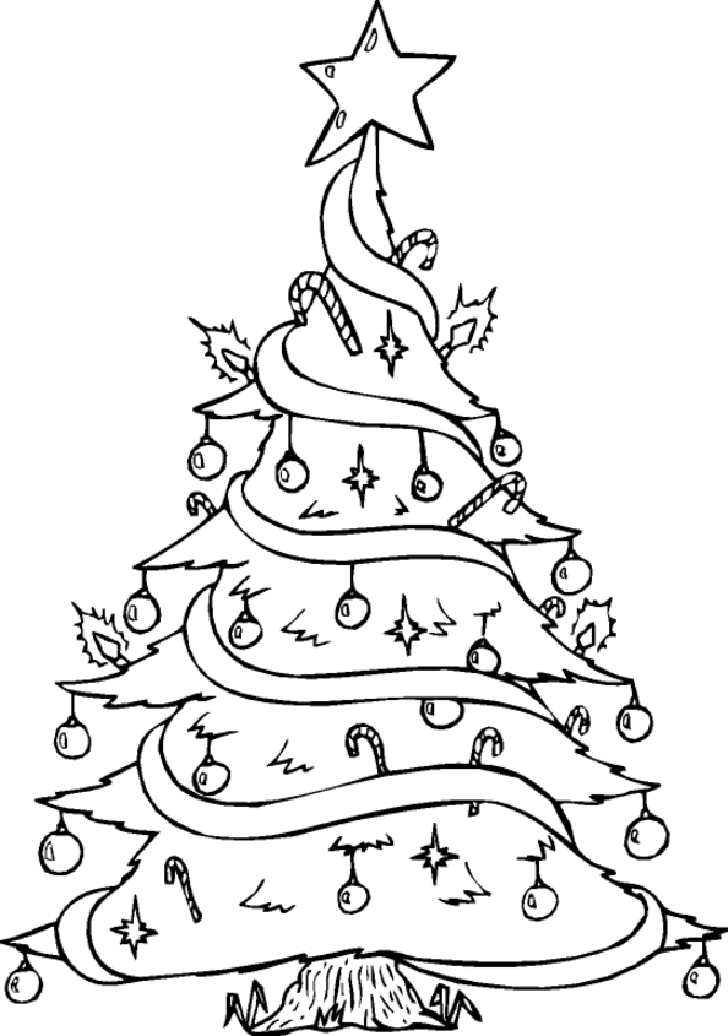 Christmas Tree Coloring Pages - Picture 13 – Christmas Tree 