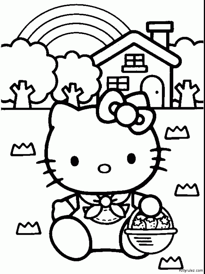 Dp Bbm Met Bobok Hello Kitty | Drawing and Coloring for Kids