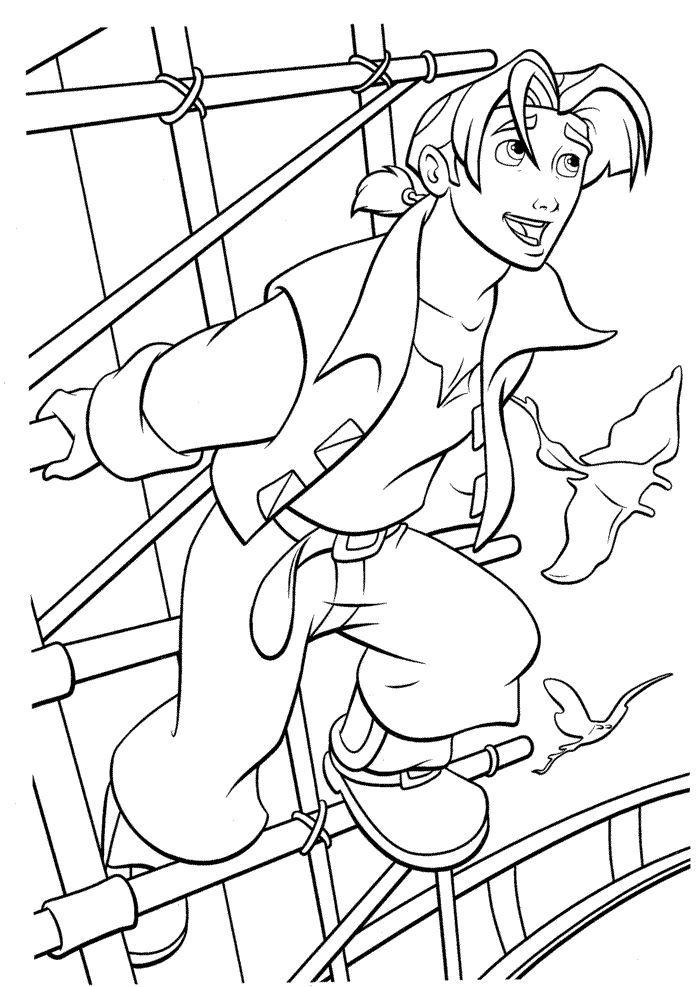 Treasure Planet Coloring pages