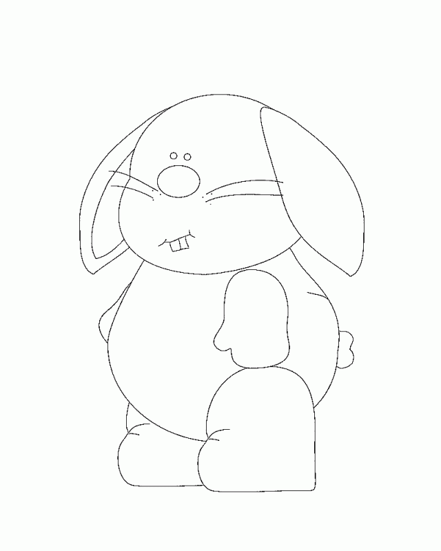 Cute Bunny Coloring Pages Free Cute Bunny Coloring Pages Cute 