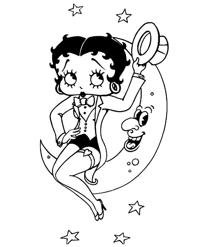 Betty Boop Coloring Pages | Coloring Pages To Print