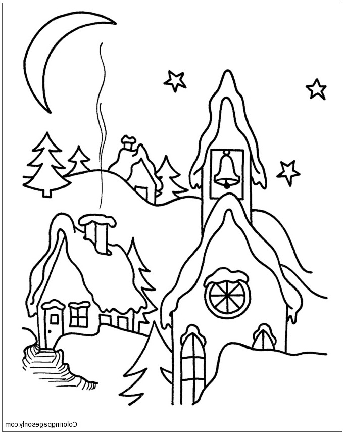 Christmas Eve With An Evening Of Fun Coloring For Kids - Christmas 