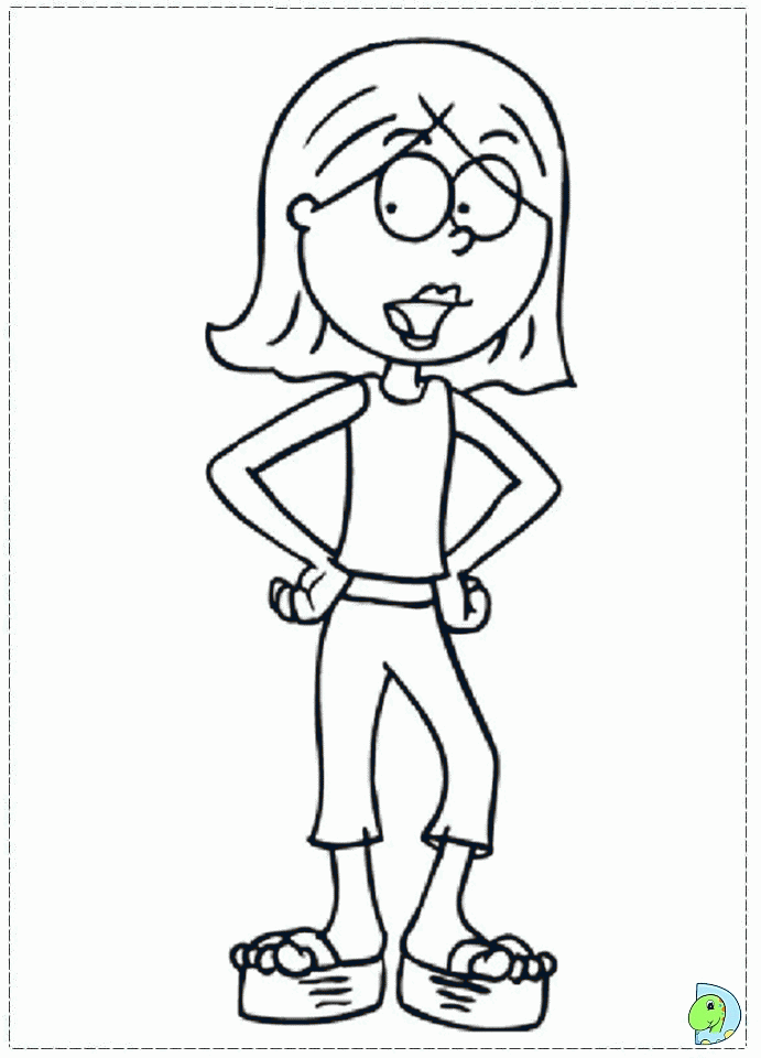 Lizzie Mcguire Coloring Pages
