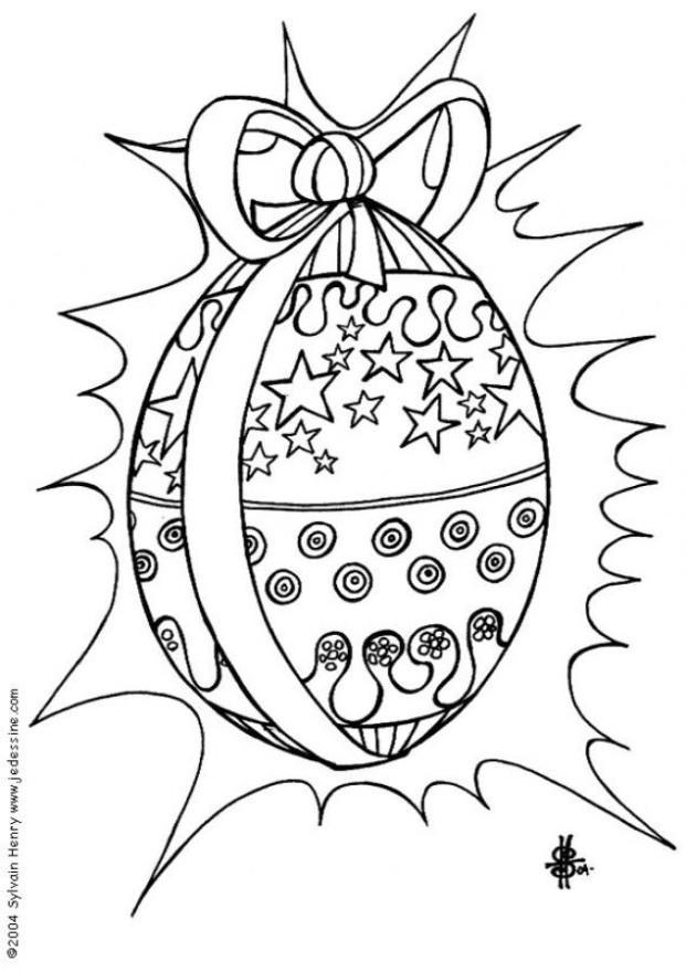 Download Large Easter Egg - Coloring Home