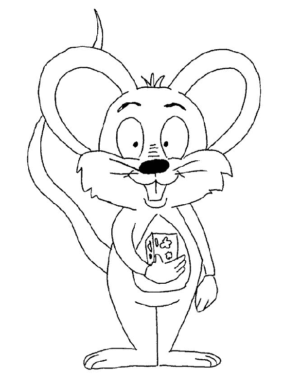 Rat Coloring Page - Coloring Home