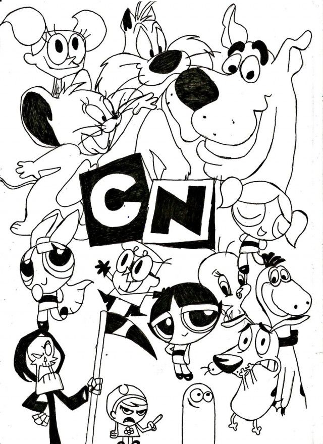 Cartoon Network Coloring Pages Coloring Home