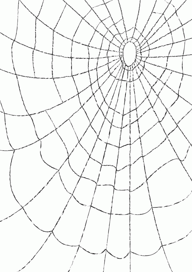Halloween Pow: Spider Web Jack-O-Lantern Pattern