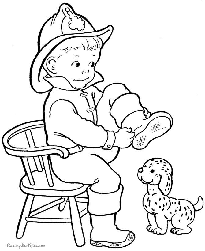 Kids Safety Coloring Pages | Printable Coloring Pages