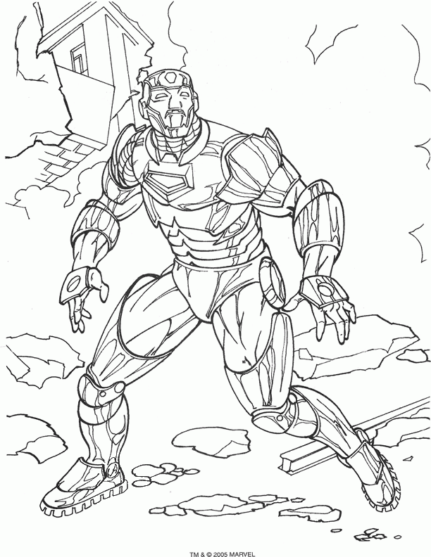Iron Man Coloring pages | Coloring page for kids | #9 Free 