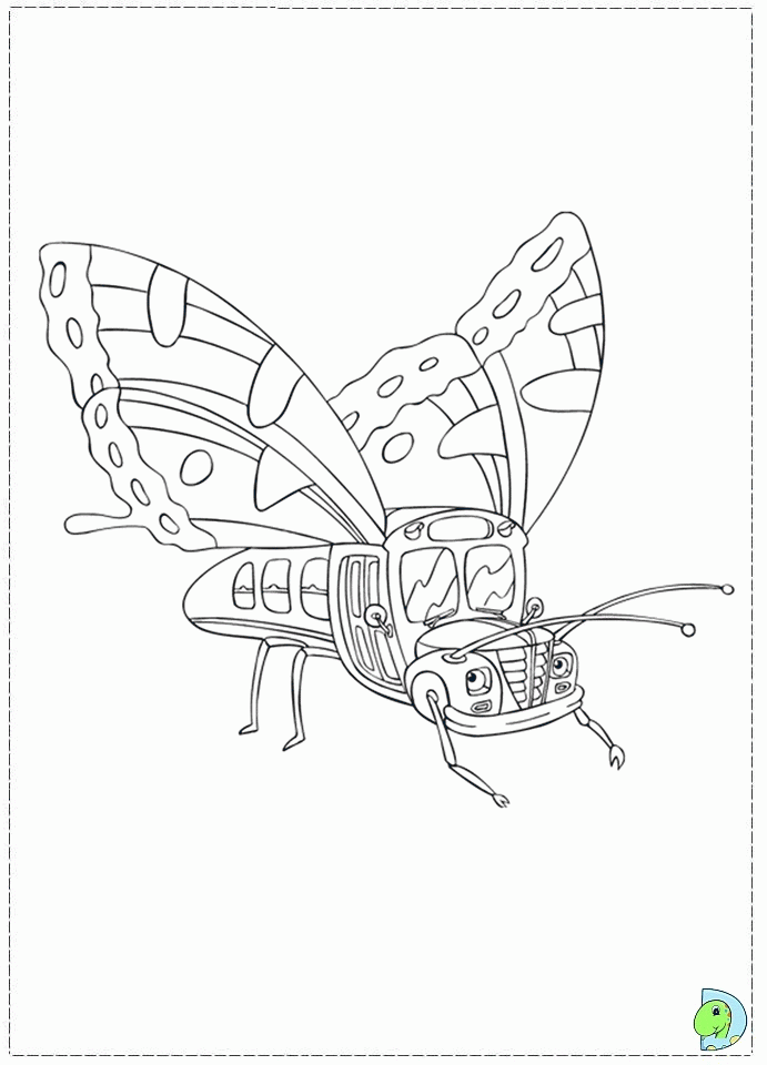 THE MAGIC SCHOOL BUS Colouring Pages (page 3)