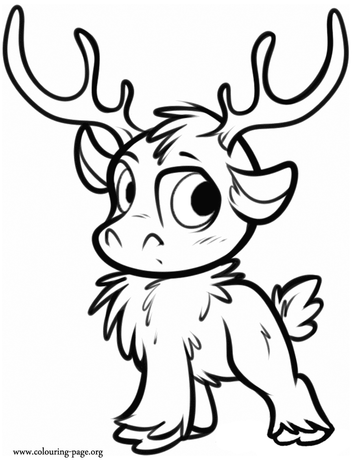 Animal frozen coloring pages | coloring pages