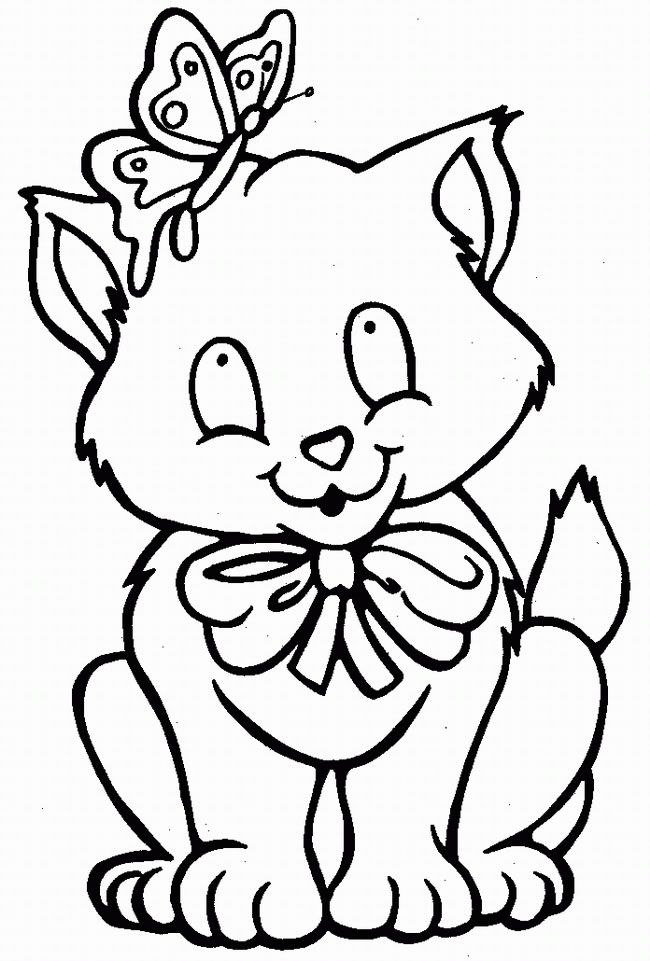 Cat Coloring Pages | kids world