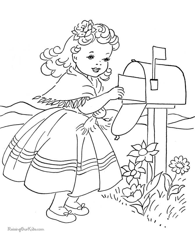 Valentine Day Card Coloring Page - 004