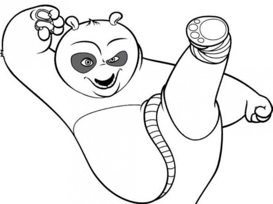 Kung Fu Panda Bad Painter Coloring Page Coloringplus 275470 Kung 