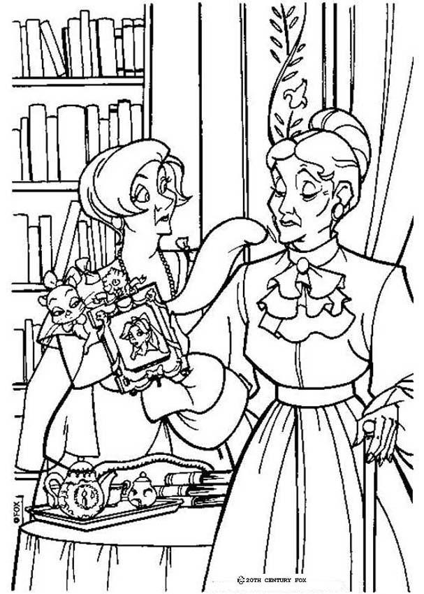 ANASTASIA coloring pages - Marie
