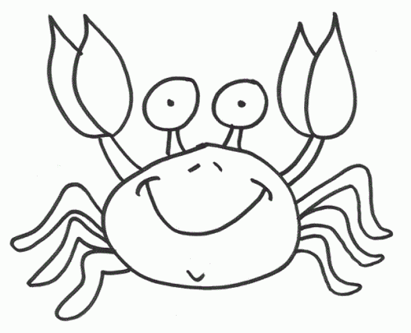 Coloring Pages Crab - Kids Colouring Pages