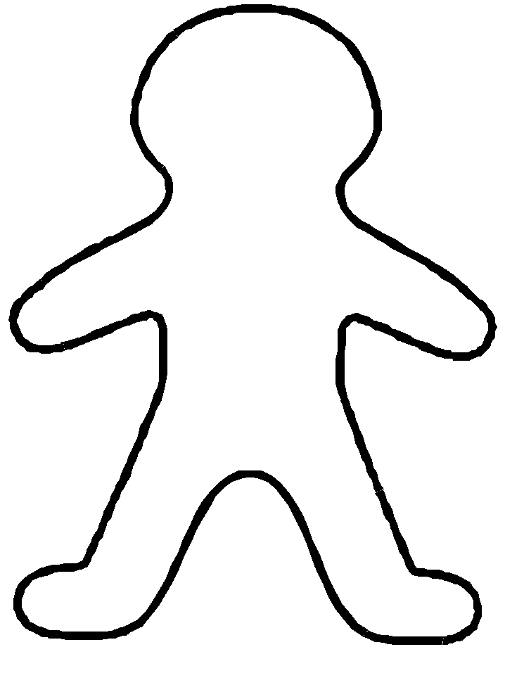 Coloring Pages Of Blank Person