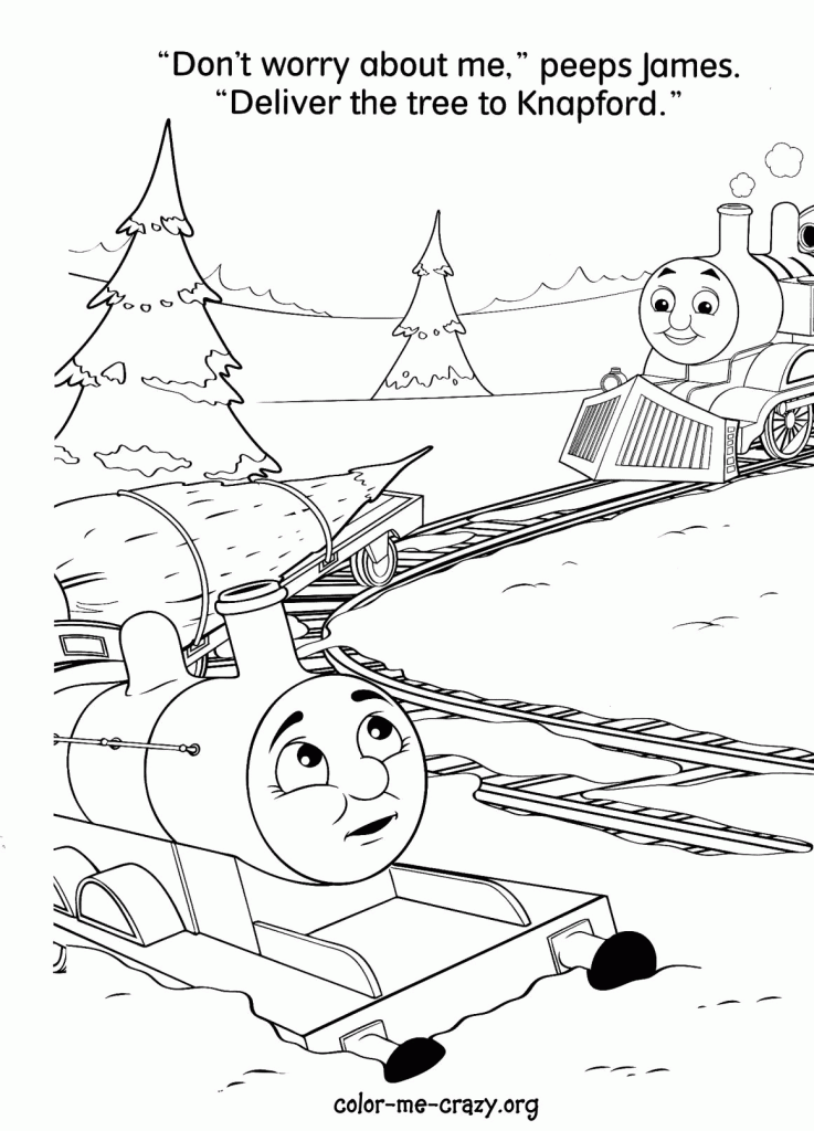 Thomas The Train Coloring Pages