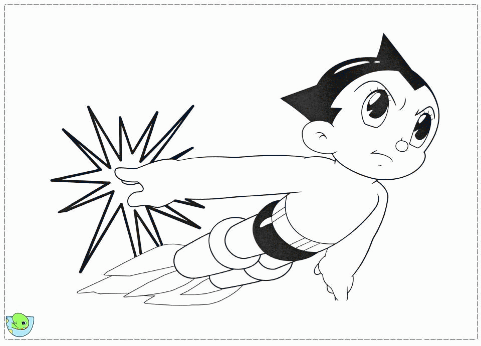 Astro Boy Coloring Pages | Pictxeer