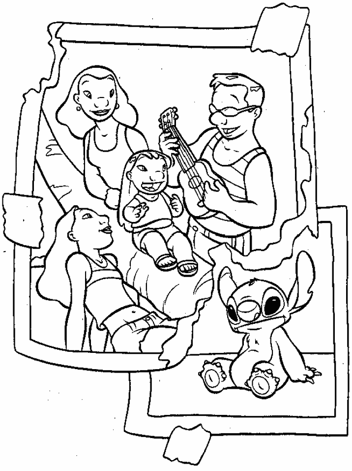 Lilo Stitch And Friends « Coloring Pages « Upins Printables