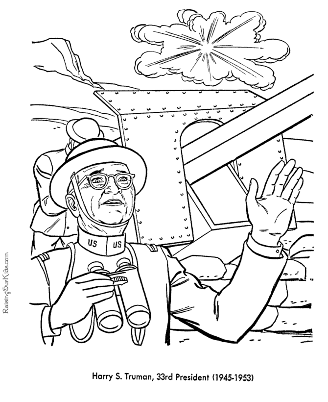harriet truman coloring pages