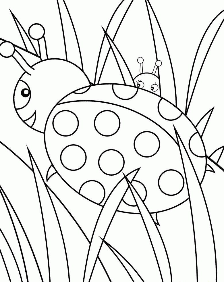 ladybug coloring pages for kids - Quoteko.