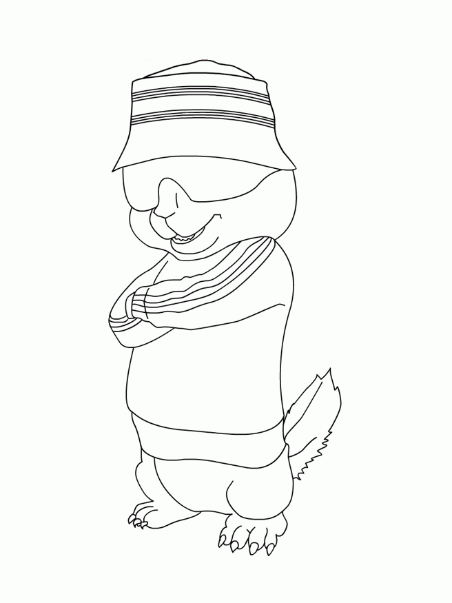 Free Alvin and the Chipmunks Color Page | Printable Coloring Pages