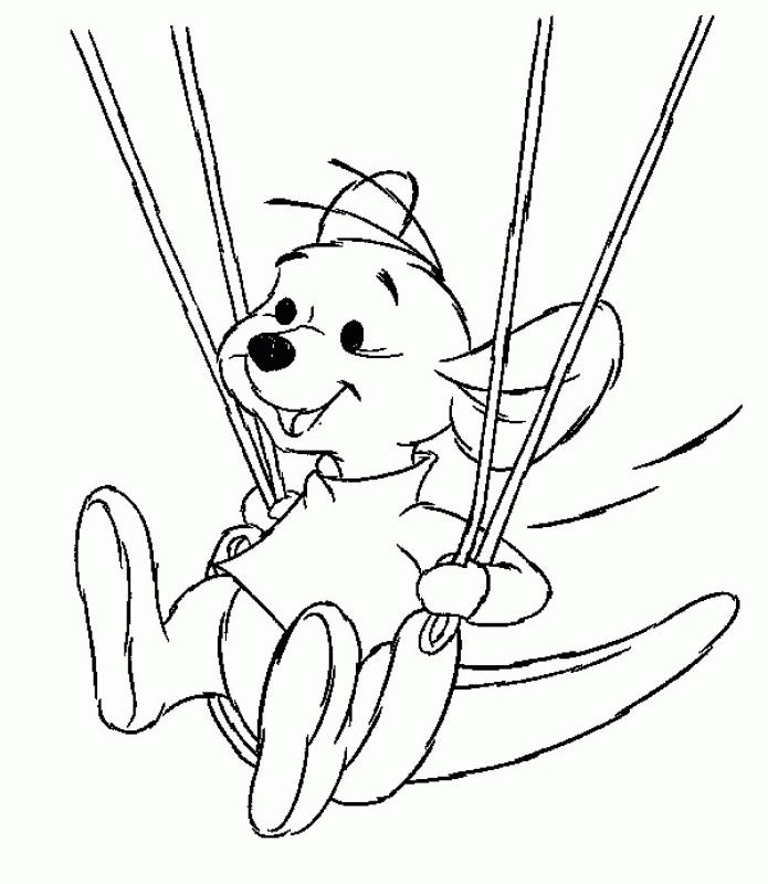 Yoarra's Pooh Coloring Pages