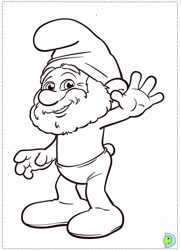 smurf set Colouring Pages