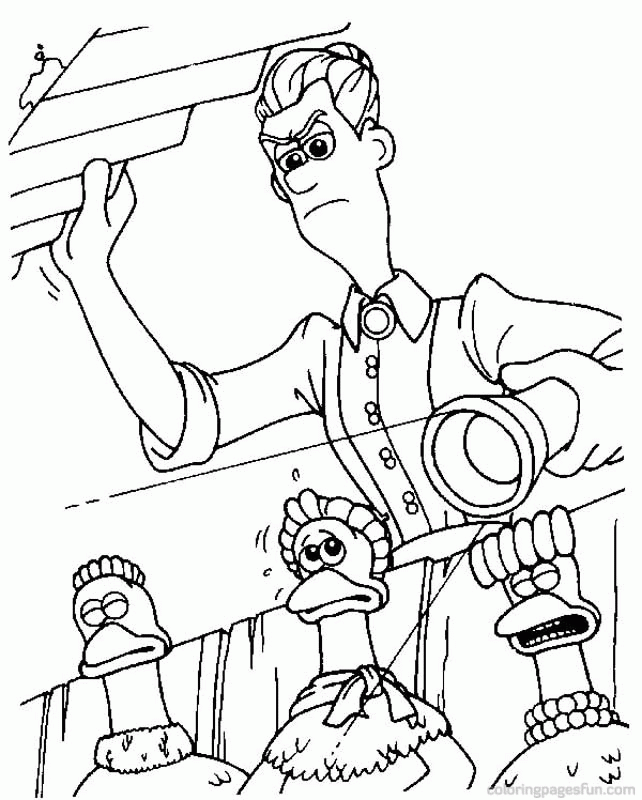 Chicken Run Coloring Pages 14 | Free Printable Coloring Pages 