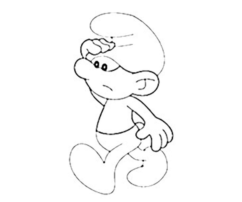 Papa Smurf Coloring Pages Tattoo Page 2