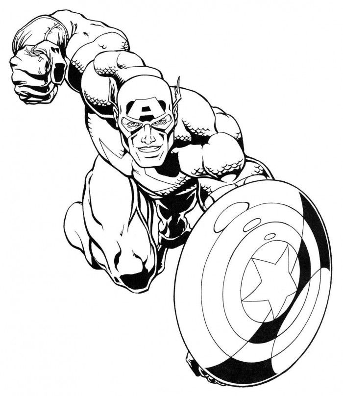 Marvel Superheroes Coloring Pages