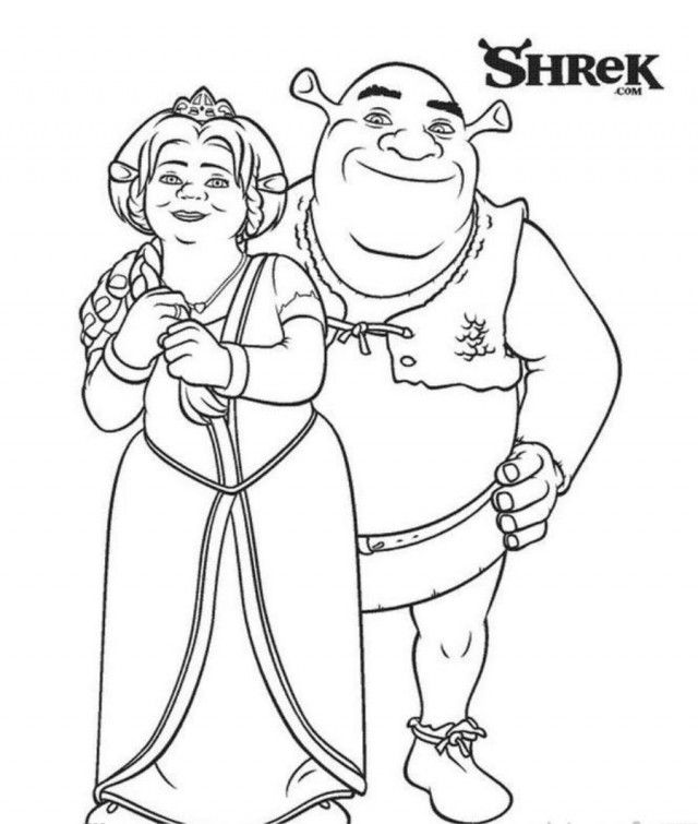 Print Or Download Shrek No 3 Free Printable Coloring Pages No 13 