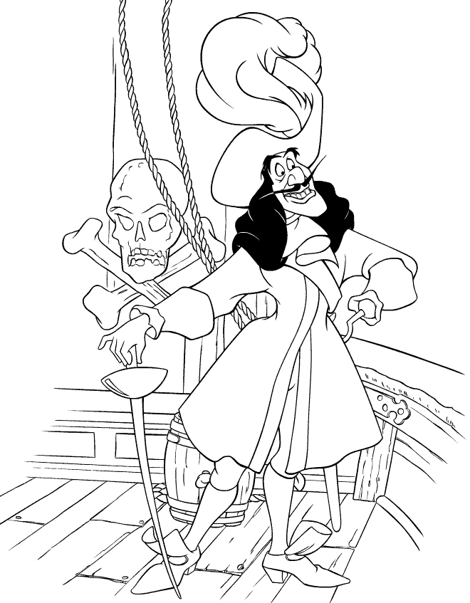 Disney Peter Pan Coloring Pages Images & Pictures - Becuo