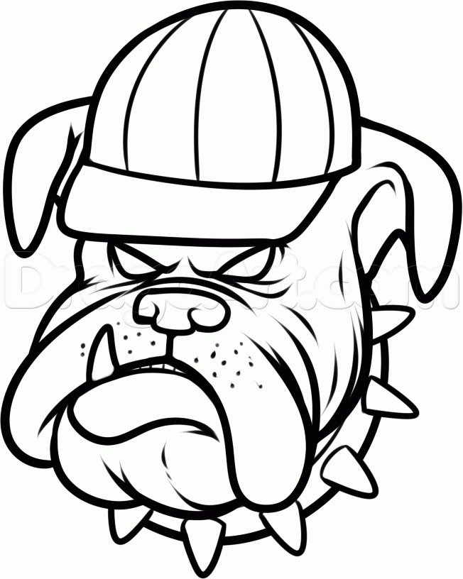 ga bulldogs Colouring Pages