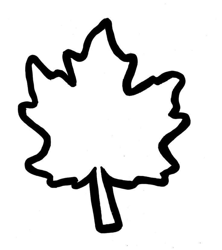 Fall-Leaf-Template for Tissue Paper Fall Leaf Craft | FollowPics