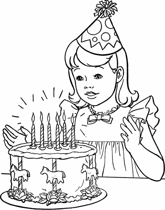 happy birthday coloring pages for dad Printable Coloring Birthday 