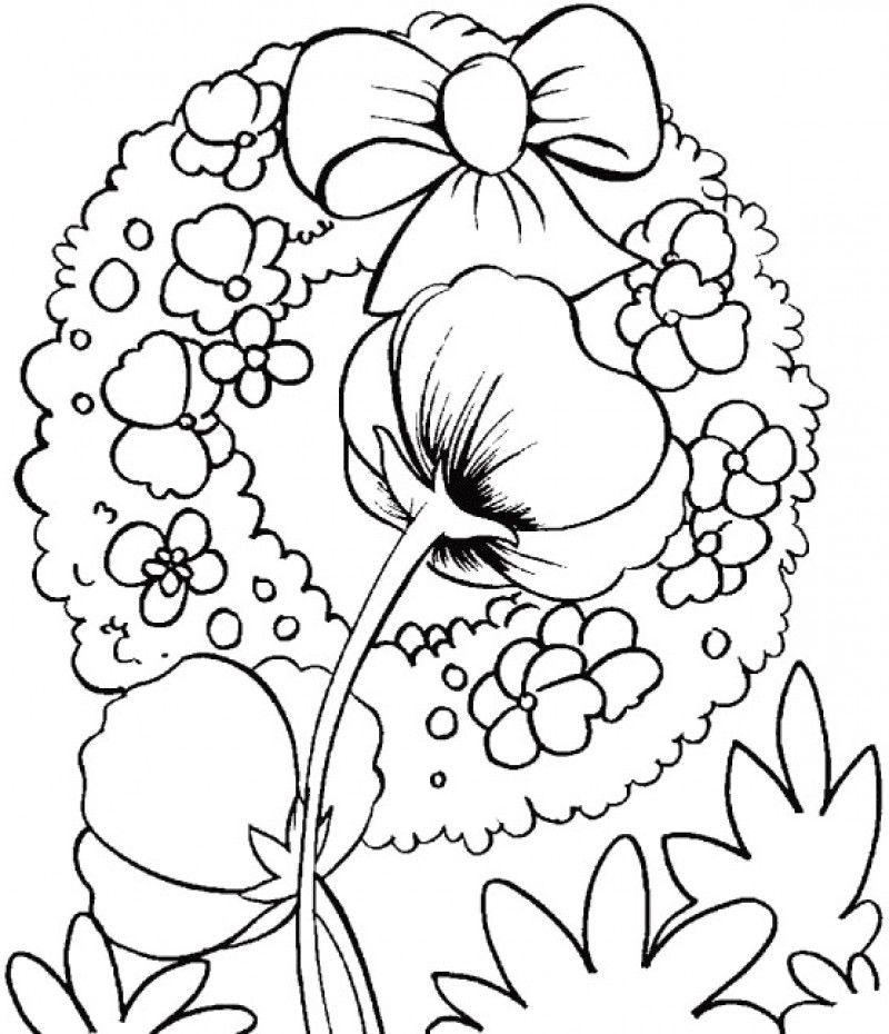 Remembrance Day By Using A Beautiful Flower Ornaments Coloring 