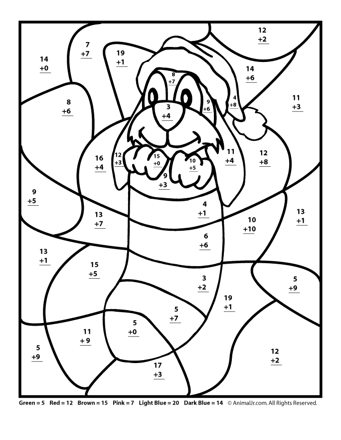 christmas-math-coloring-pages-coloring-home