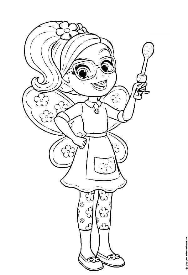 Poppy from Butterbean's Cafe Coloring Page - Free Printable Coloring Pages  for Kids