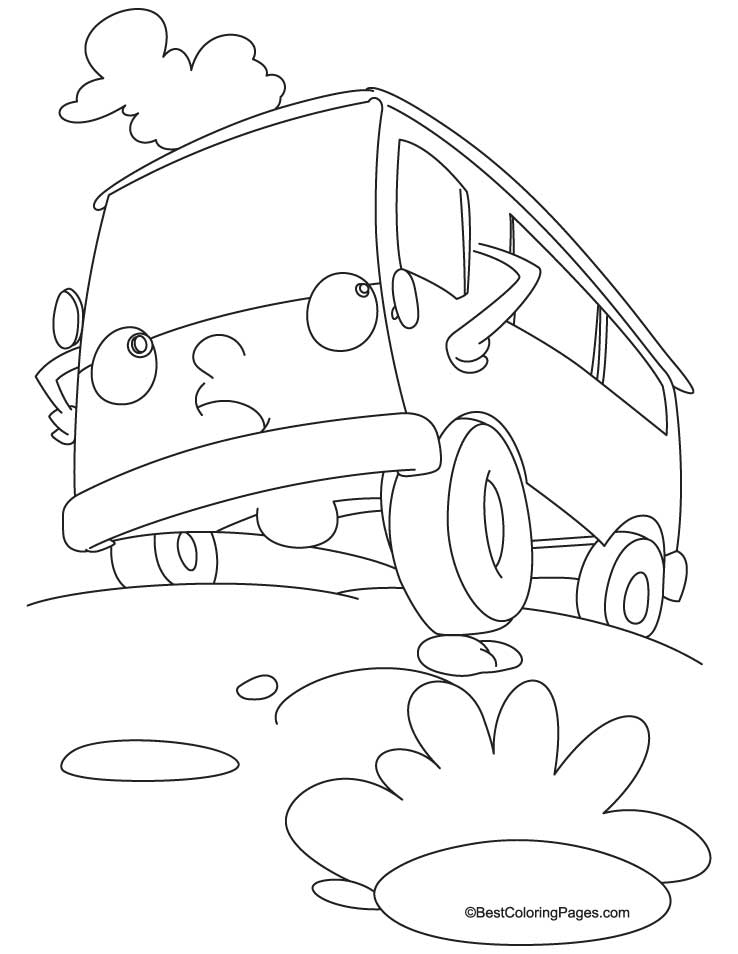 Drawing Van #145131 (Transportation) – Printable coloring pages