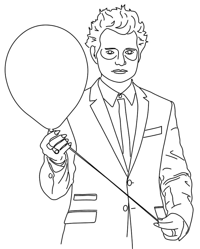 Ed Sheeran Coloring Page Printable Coloring Page For Kids - Coloring Home
