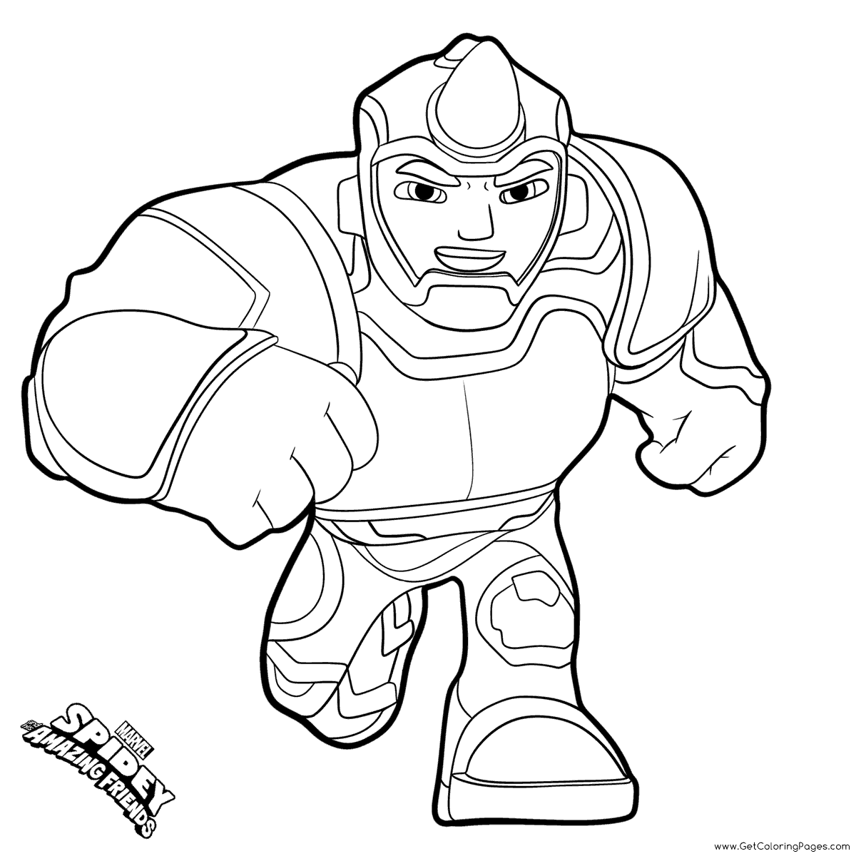 Rhino Aleksei Sytsevich Coloring Pages ...