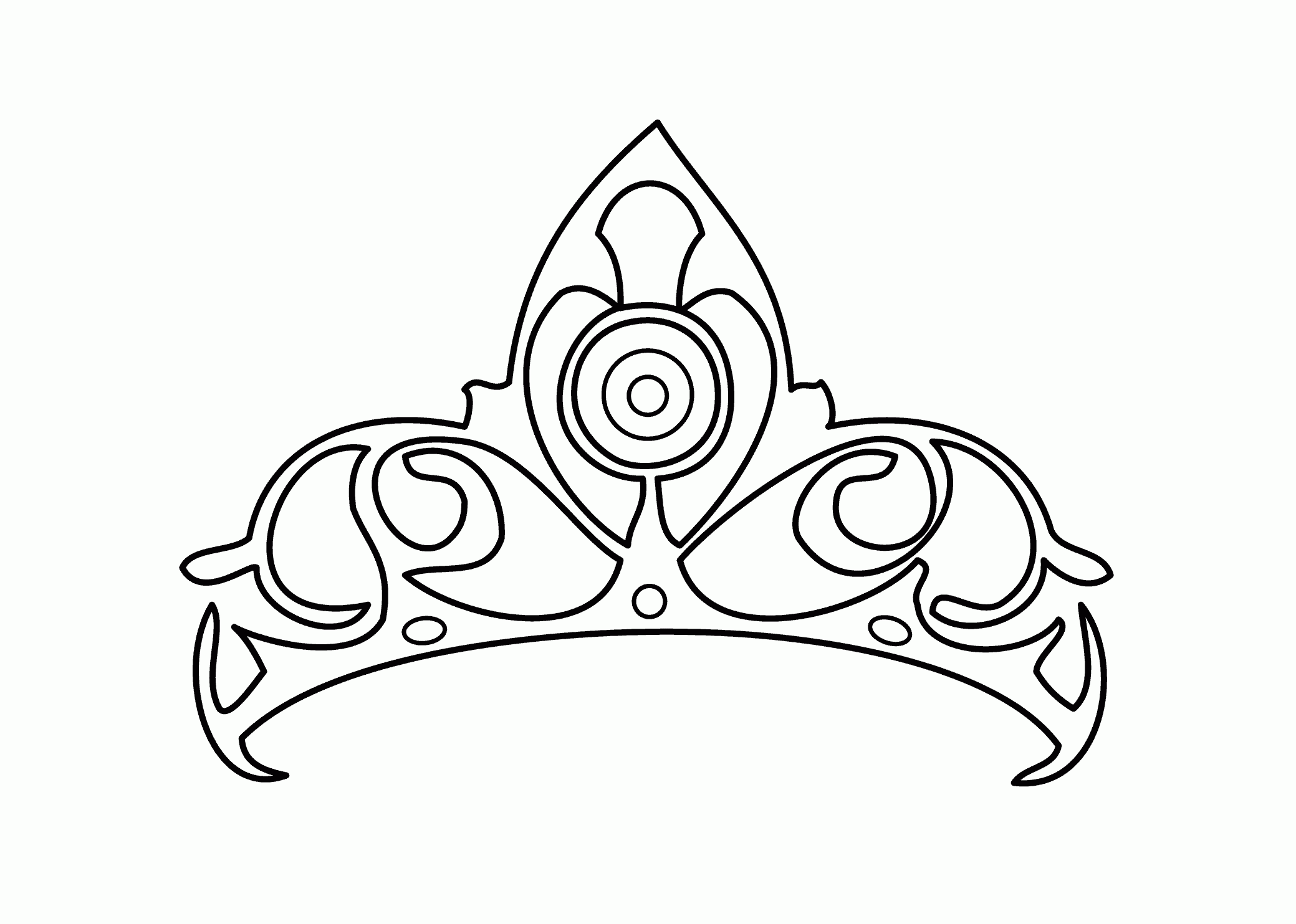 New Free Coloring Pages Of Princess Crowns - Widetheme