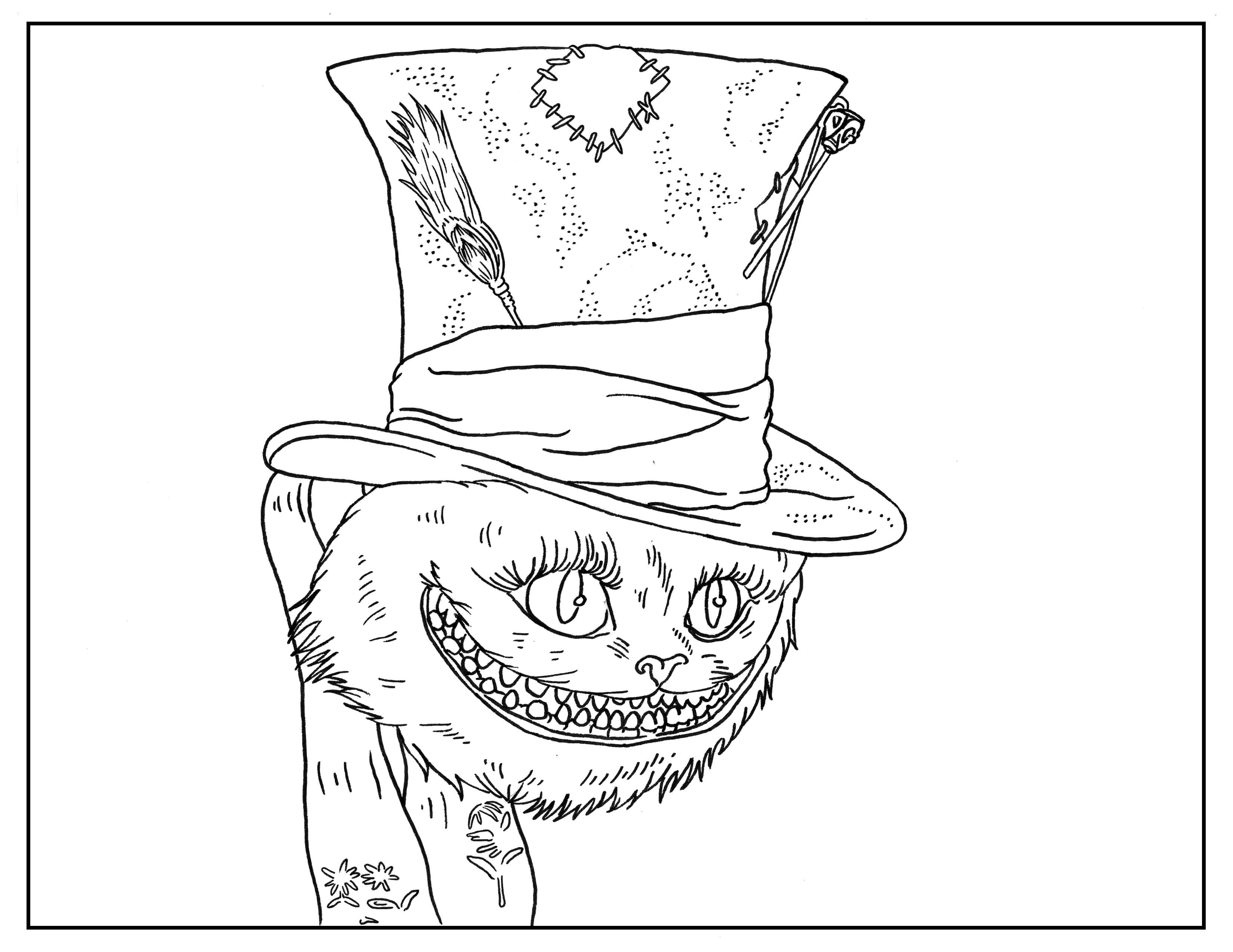 Tim Burton Coloring Pages – The Slightly Warped Website