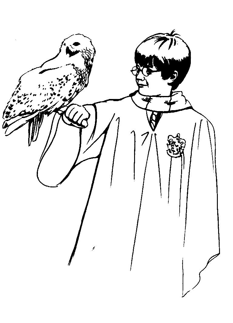 Printable Harry Potter Coloring Pages | Coloring Me